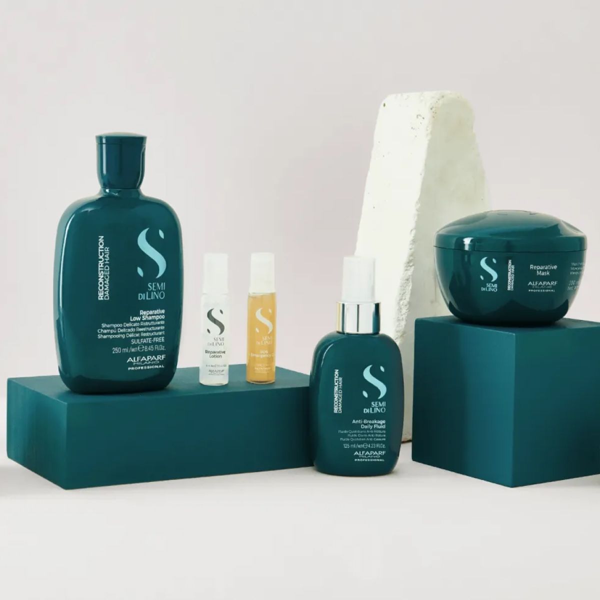 ALFAPARF MILANO - Mascarilla restructurante para cabello dañado 500 ML Alfaparf