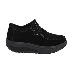 POLICE - Mocasín Mujer Negro Sole/Cordones