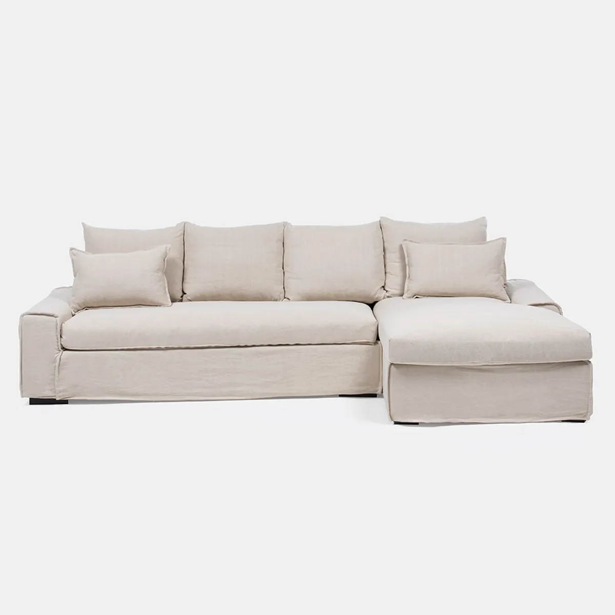 MILK - Sofá Seccional Elba Derecho Beige