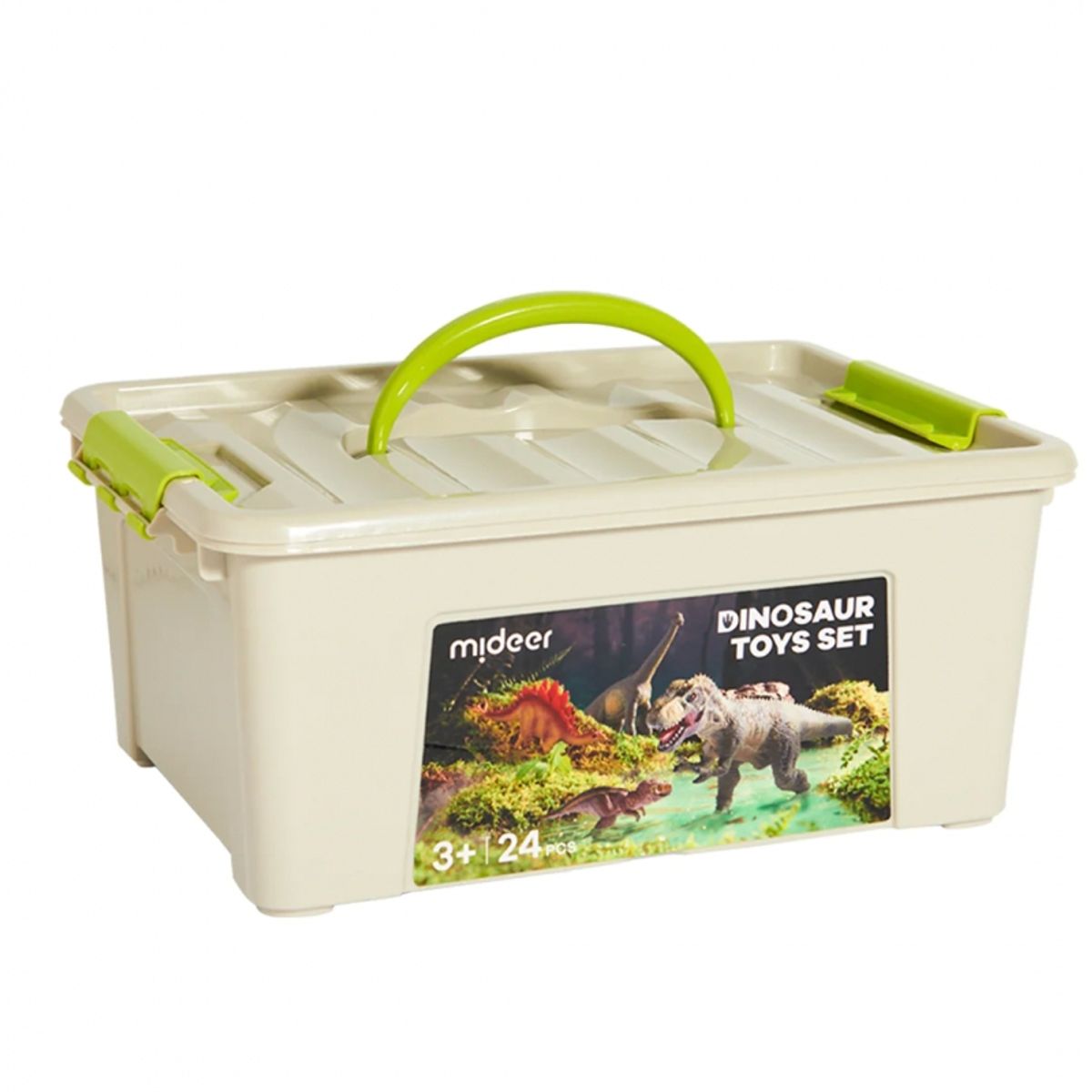 MIDEER - MIDEER MD1213 DINOSAUR TOYS SET 24 PIEZAS