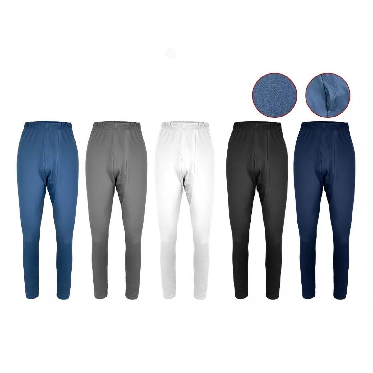 LOOK SHOP - Calzoncillos Largo Térmico Hombre Forro Interior Polar 615