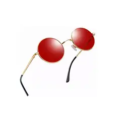 GENERICO - Lentes De Sol Hombre Mujer Moda Uv Polarizados Vintages Rojo