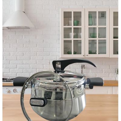 Imagen 2 del producto OLLA A PRESIÓN TURCAS SIN GOMA 6 LITROS DOBLE TAPA