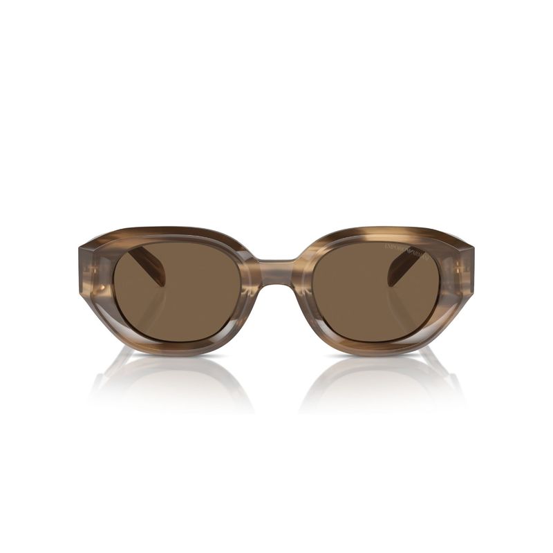 EMPORIO ARMANI - Lentes de Sol Marrón a Rayas Emporio Armani