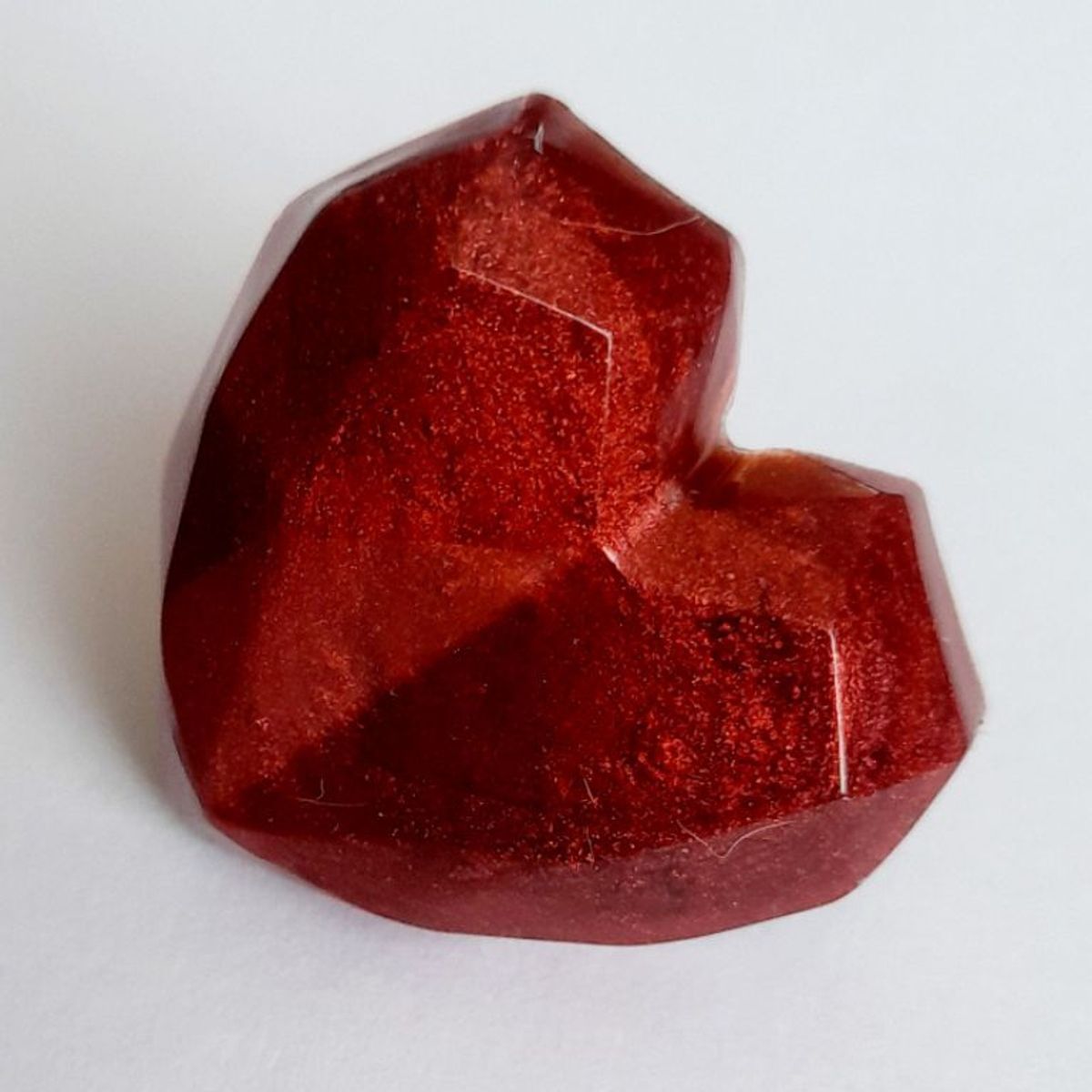 CATHALIFAUDJOYAS - ANILLO RESINA CORAZON GEOMETRICO CATHALIFAUDJOYAS