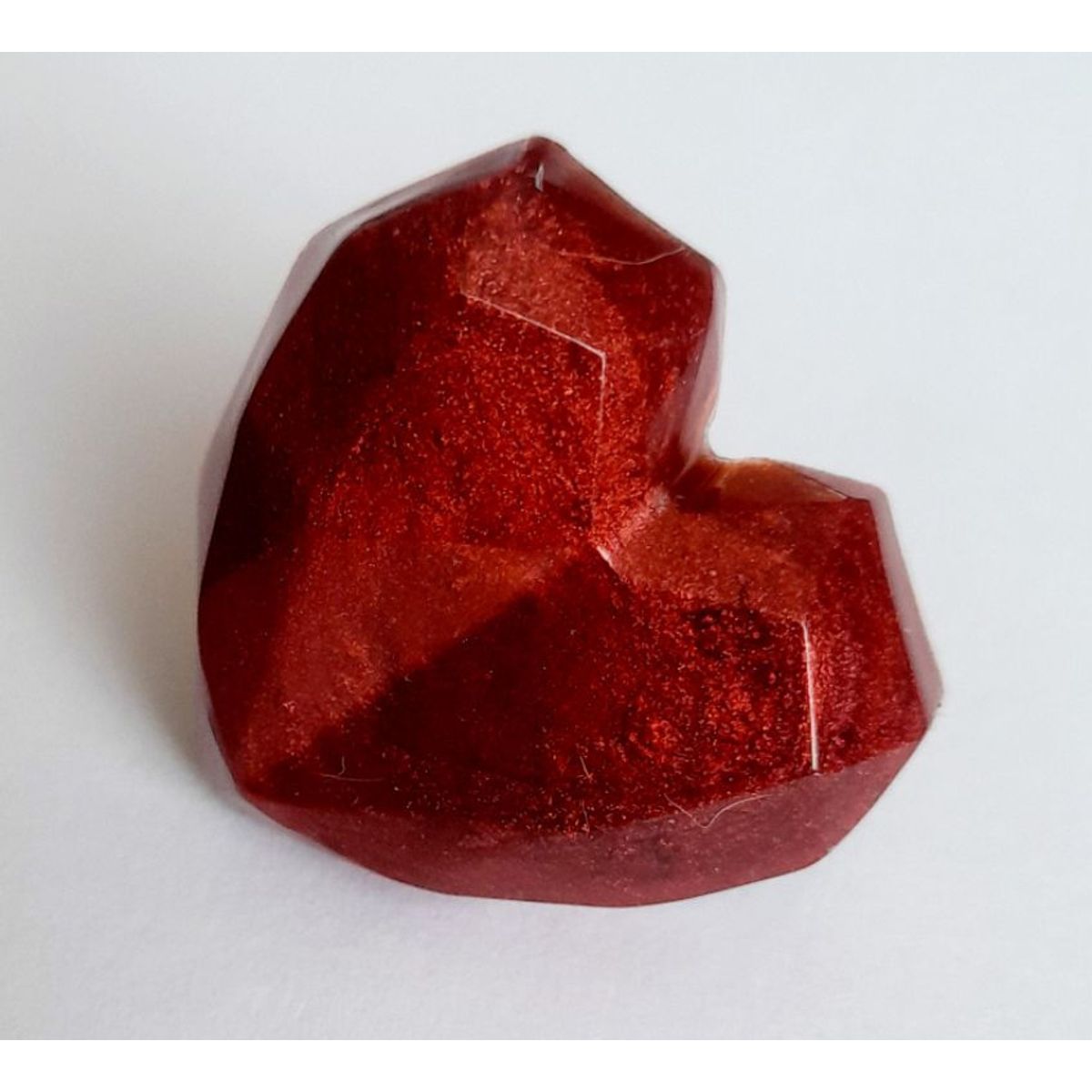 CATHALIFAUDJOYAS - ANILLO RESINA CORAZON GEOMETRICO CATHALIFAUDJOYAS