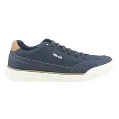 FERRACINI - Zapatillas Hombre Cuero Azul Marino 1056