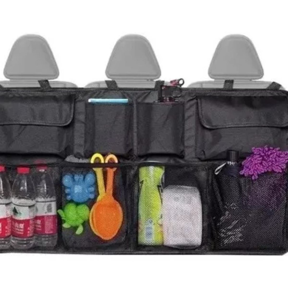 GENERICO - Organizador Respaldo Asientos Auto Camioneta Triple X L Pro