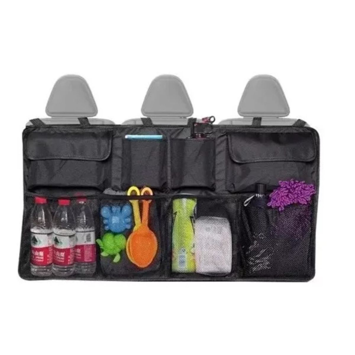 GENERICO - Organizador Respaldo Asientos Auto Camioneta Triple X L Pro