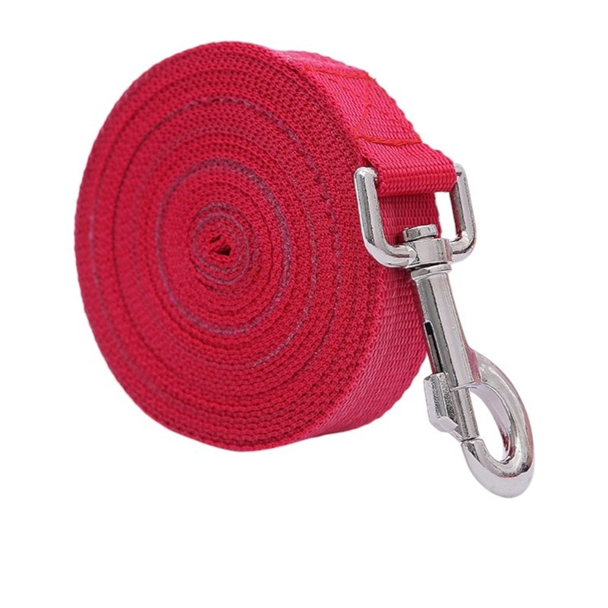 DEFENSOR FOREVER - Correa Plana Larga Para Perros 4,5metros X 4,0 cm Rojo