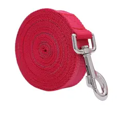 DEFENSOR FOREVER - Correa Plana Larga Para Perros 4,5metros X 4,0 cm Rojo