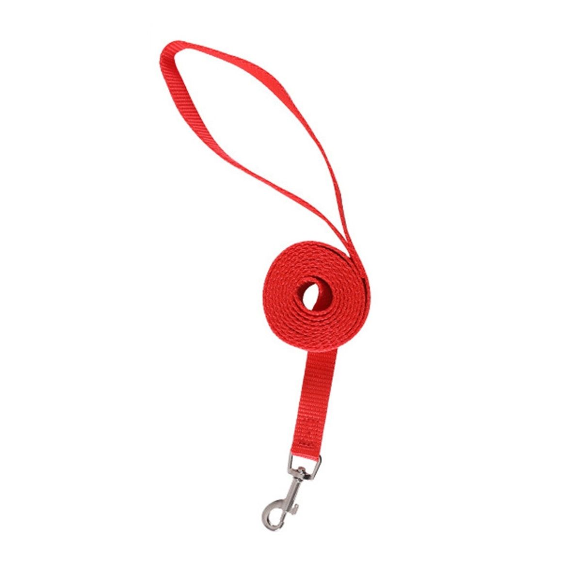 DEFENSOR FOREVER - Correa Plana Larga Para Perros 4,5metros X 4,0 cm Rojo