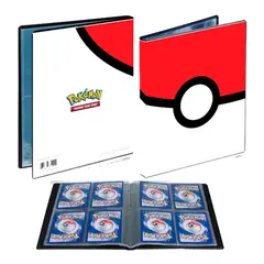 ULTRA PRO - UP PORTAFOLIO DE 4 BOLSILLOS CARTAS DE POKEMON - POKE BALL