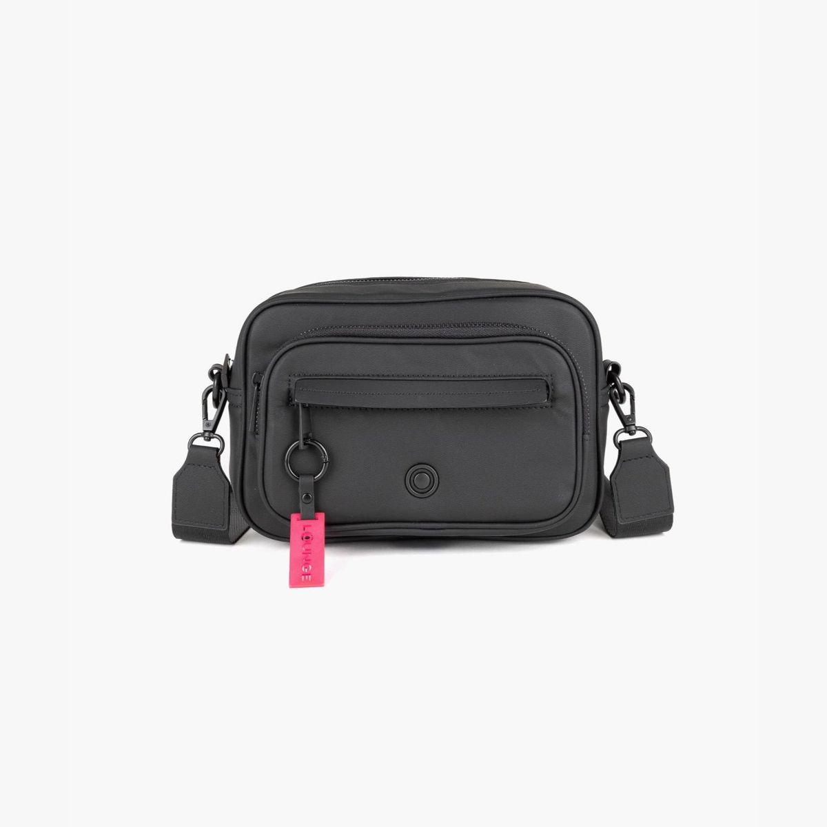 LOUNGE - Cartera Bandolera Mujer Bolsillo Llavero To Go Negro