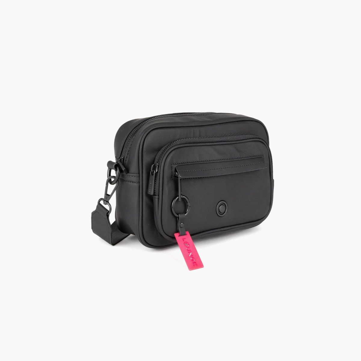 LOUNGE - Cartera Bandolera Mujer Bolsillo Llavero To Go Negro