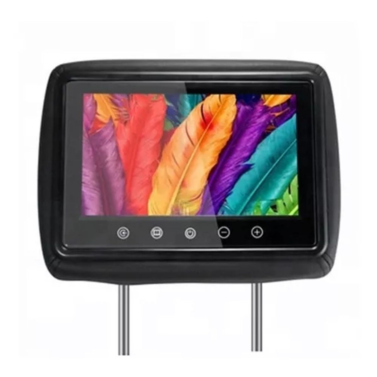 GENERICO - Par Monitor Coche Universal 9 Auto Reposacabezas Mp5 Video