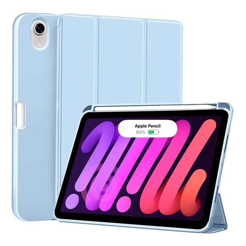 GENERICO - CARCASA PARA IPAD 10.2 CELESTE CIELO