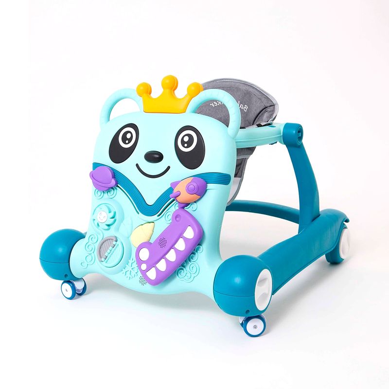 MUNDO ONLINE - Andador Plegable 3 en 1 Musical Celeste