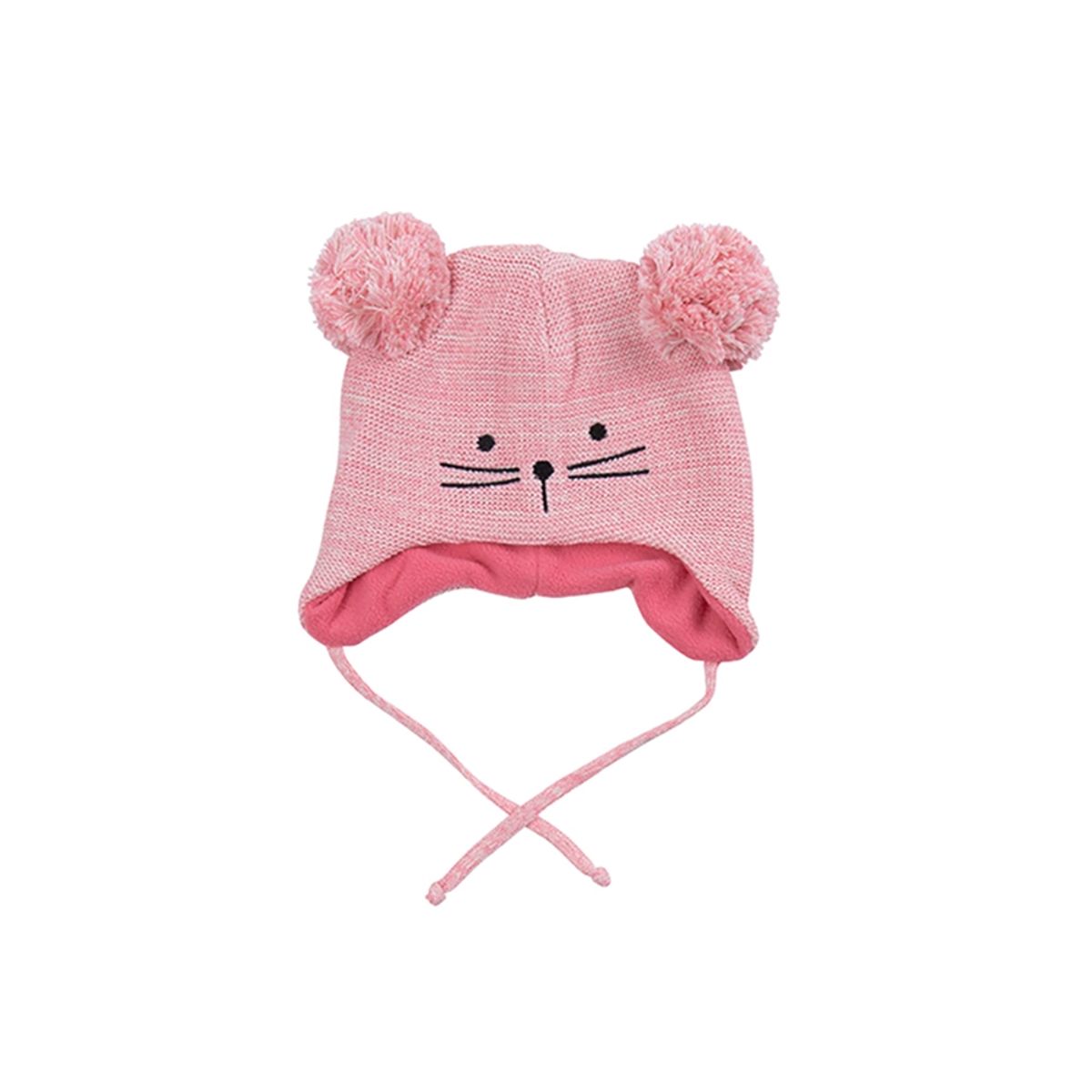 LADY GENNY - Gorro Bebe Tejido con Forro Polar