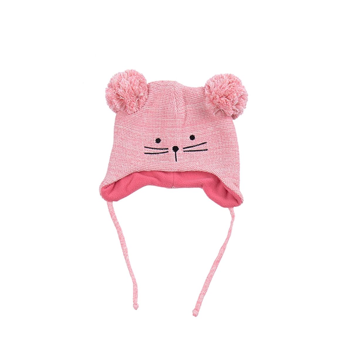 LADY GENNY - Gorro Bebe Tejido con Forro Polar