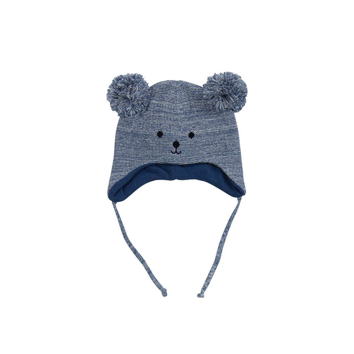 LADY GENNY - Gorro Bebe Tejido con Forro Polar