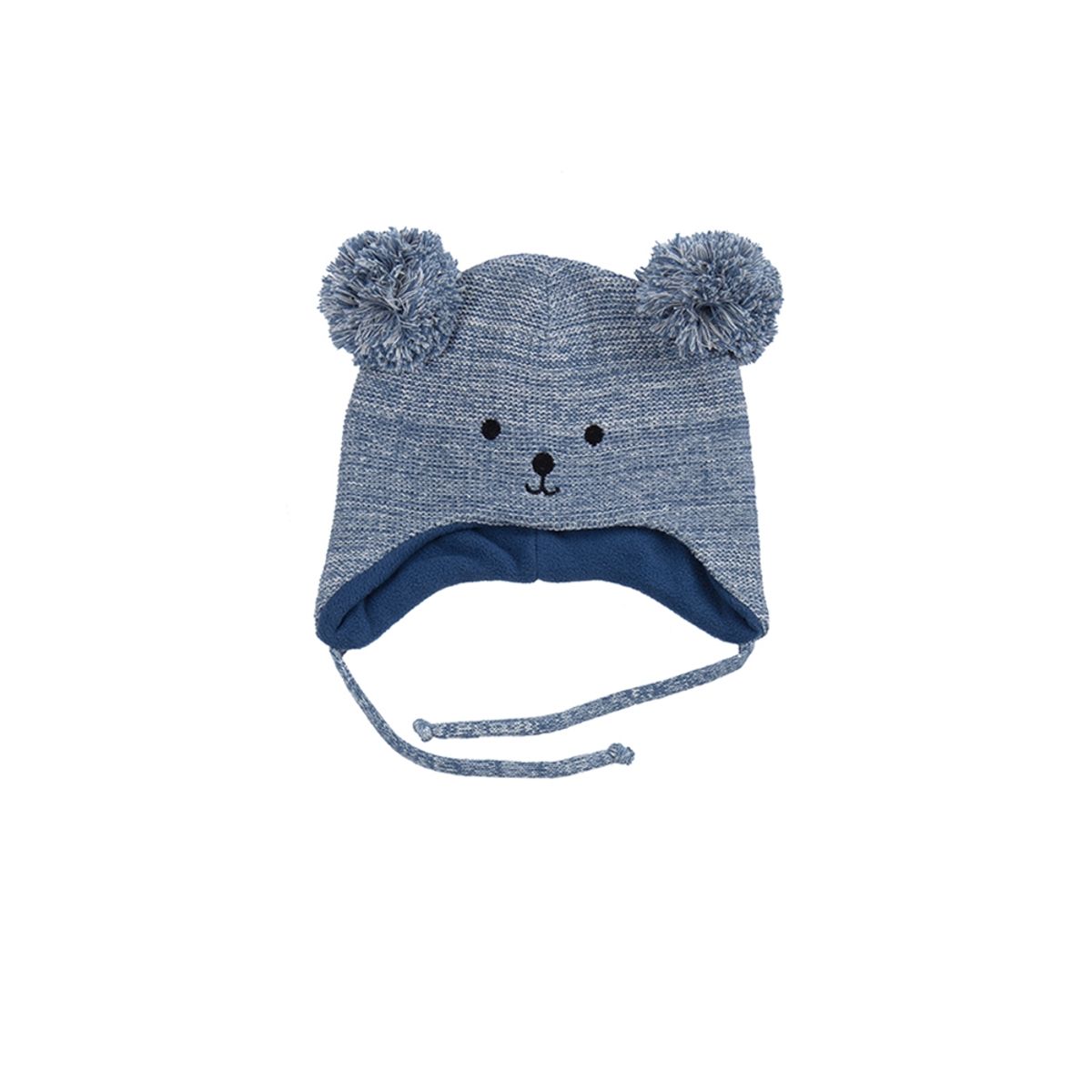 LADY GENNY - Gorro Bebe Tejido con Forro Polar