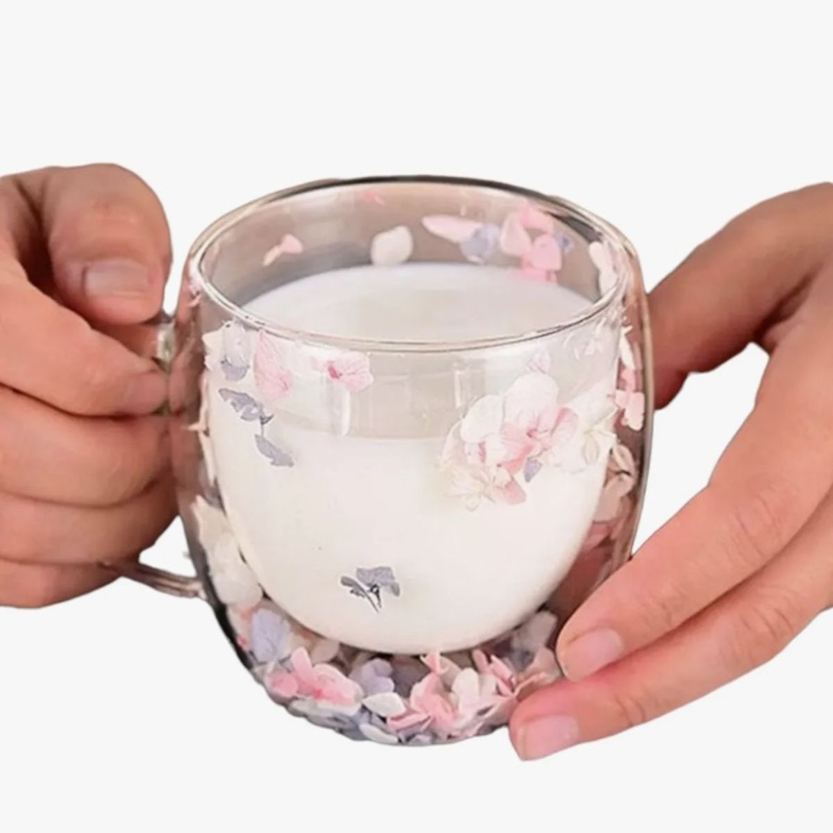 GENERICO - 2 X Tazón Mug Con Flores