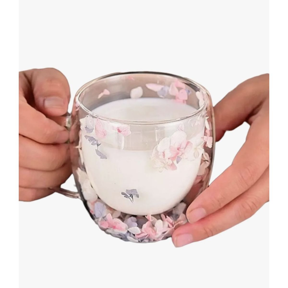 GENERICO - 2 X Tazón Mug Con Flores