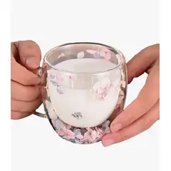 GENERICO - 2 X Tazón Mug Con Flores