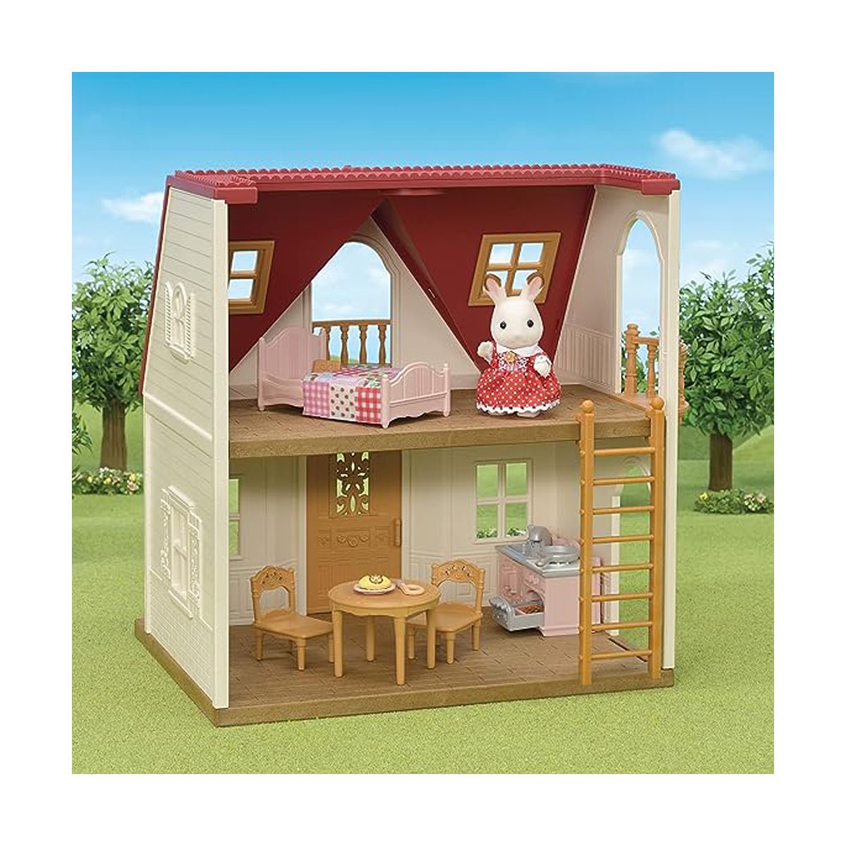 SYLVANIAN FAMILIES - Cabaña Techo Rojo Sylvanian Families