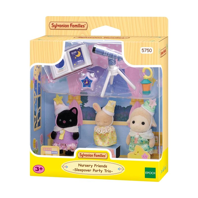 SYLVANIAN FAMILIES - Amigos de la Guardería Fiesta de Pijamas Sylvanian Families