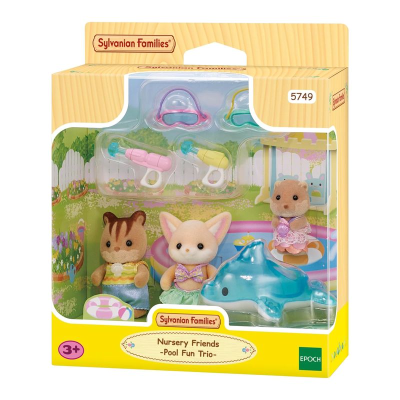 SYLVANIAN FAMILIES - Amigos de la Guardería Fiesta en la Piscina Sylvanian Families