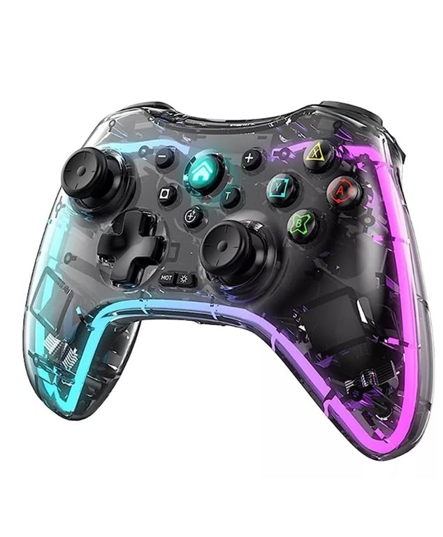 GENERICO Control Gamepad Transparent Compatible Androidios Switch