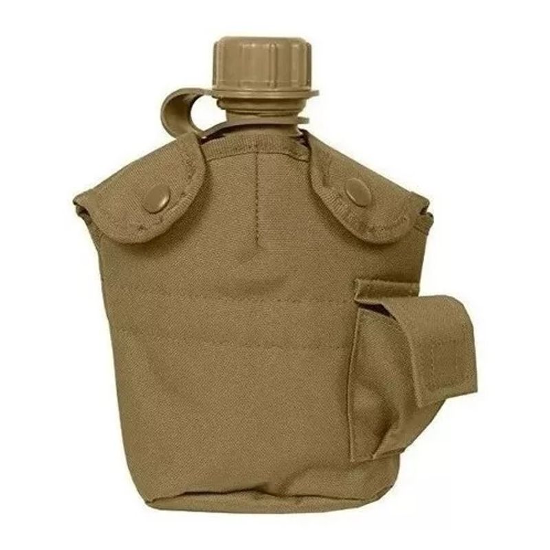 GENERICO - Cantimplora Militar Con Jarro Y Funda