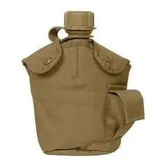GENERICO - Cantimplora Militar Con Jarro Y Funda