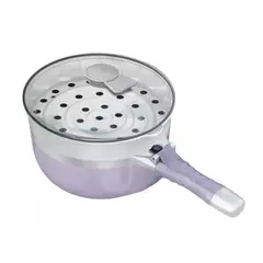 GENERICO - Olla Eléctrica Portátil Plegable Sartén Caldera 800w