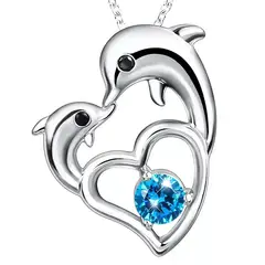 GENERICO - Collar plata 925 delfín joya mujer regalo