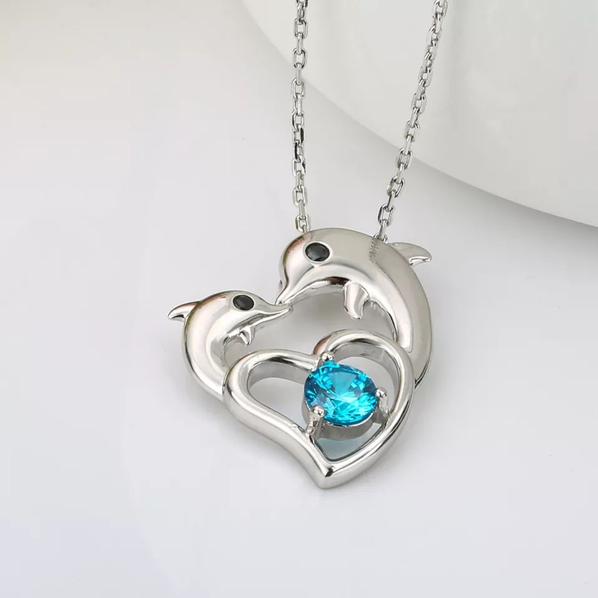 GENERICO - Collar plata 925 delfín joya mujer regalo