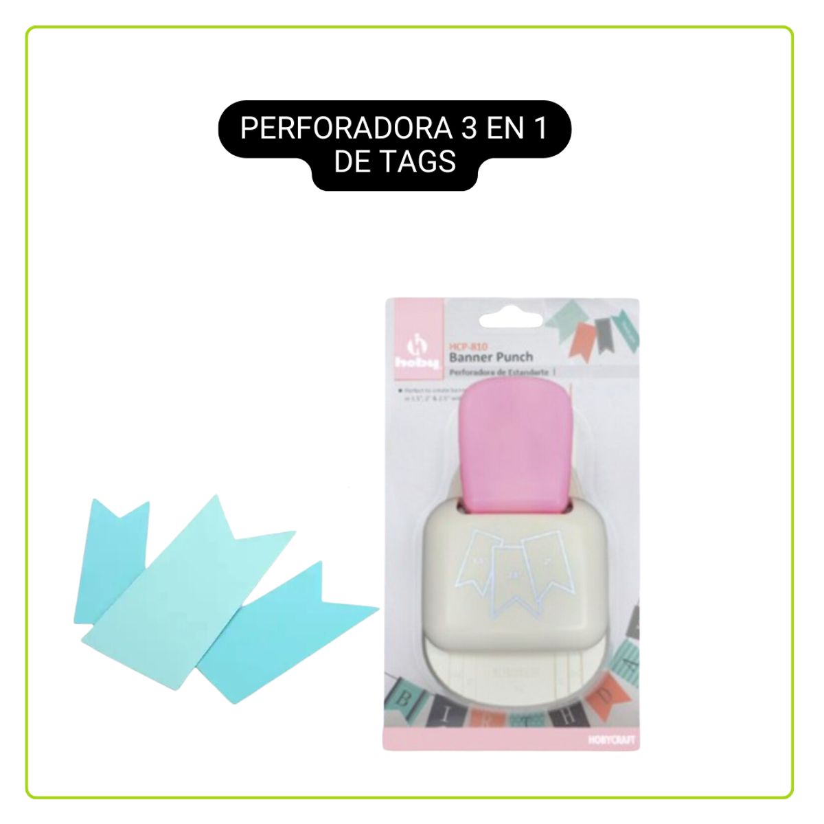 SILHOUETTE - PERFORADORA DE ETIQUETAS 3 en 1. OB658