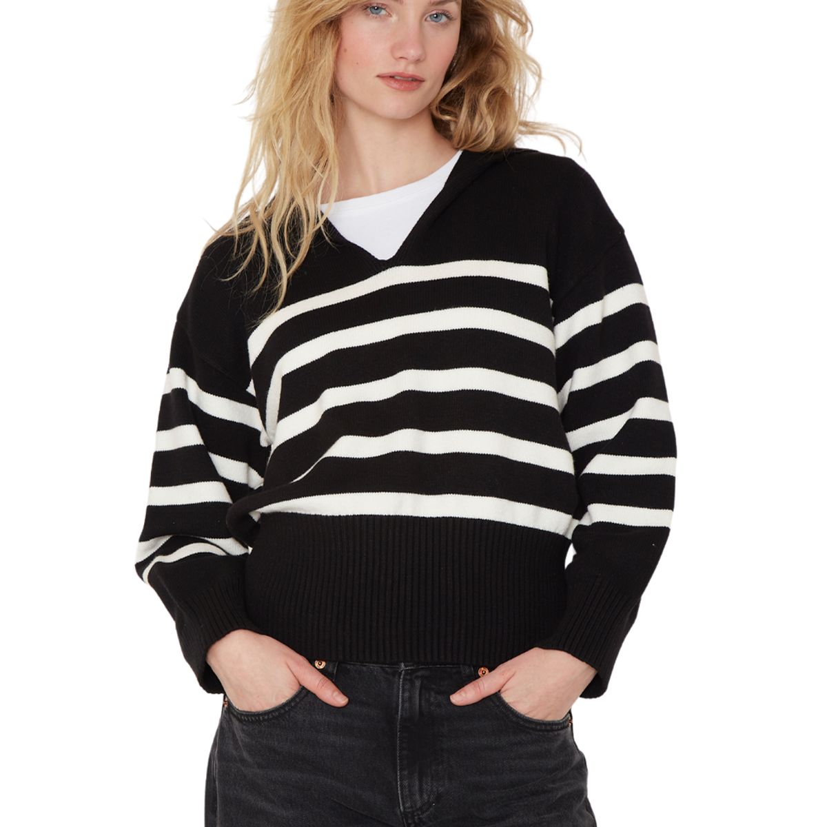 JACINTA TIENDA - Chaleco Zu rayas Jacinta Tienda