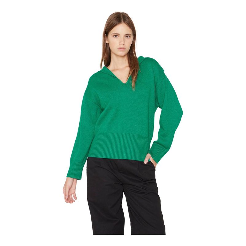 JACINTA TIENDA - Chaleco Zu verde Jacinta Tienda