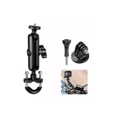 GENERICO - Soporte Para Cámara De Motocicleta Brazo Giratorio De 360°