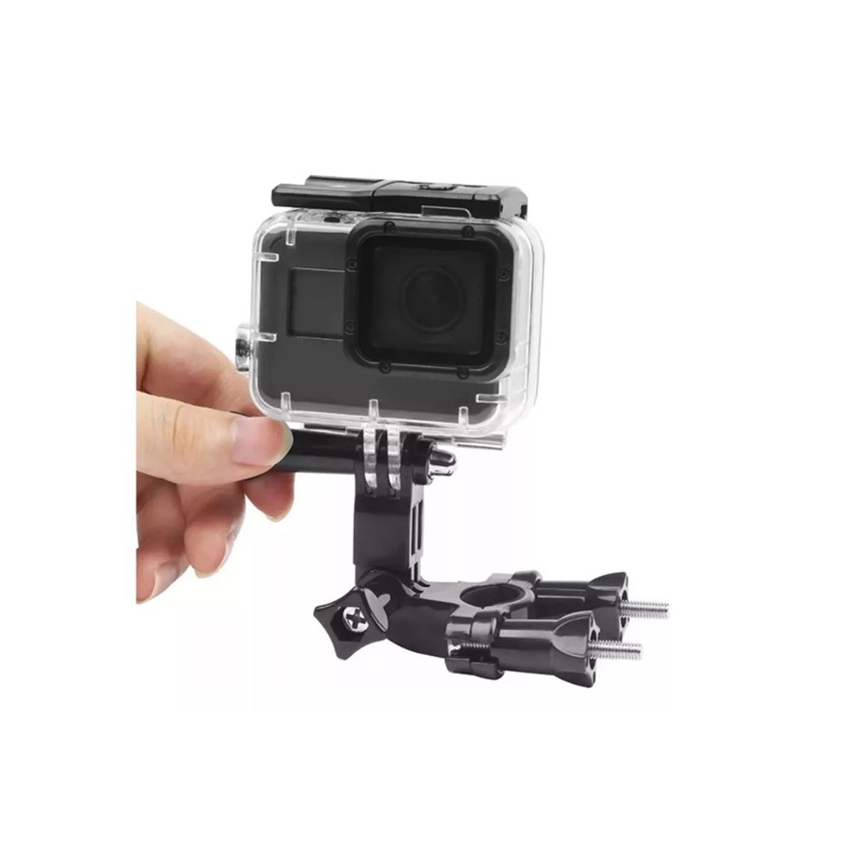 GENERICO - Soporte Bicicleta Moto Extendido Ajustable Para Gopro Hero