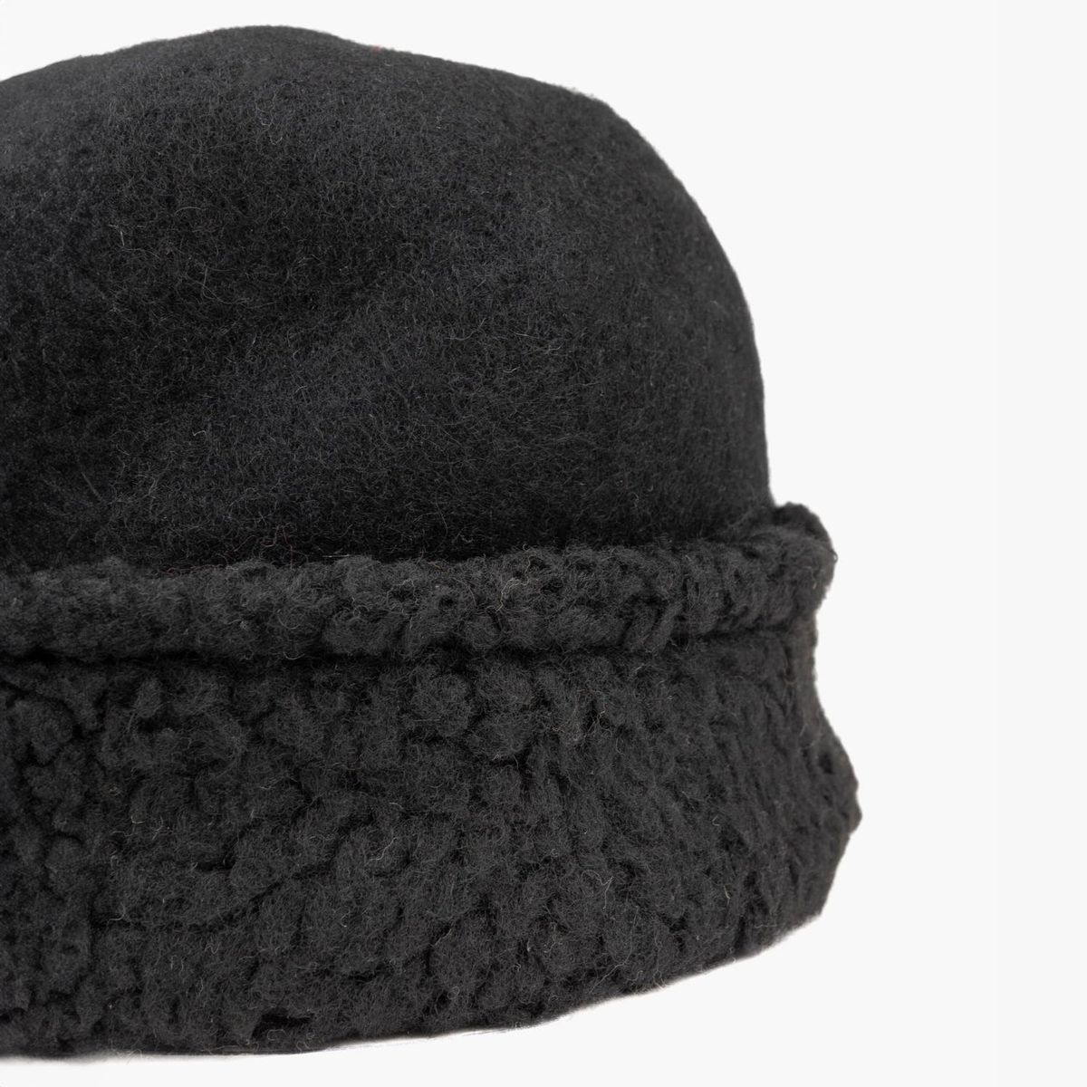 LOUNGE - Gorro Mujer Lana Negro