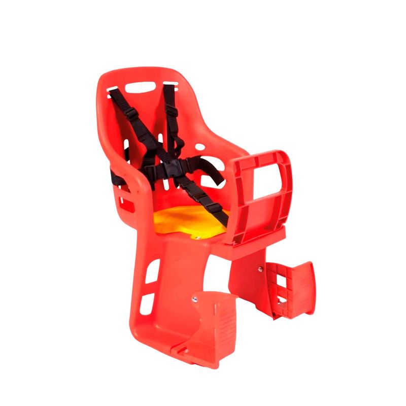 LUMAX - Silla De Paseo De Niños Para Bicicletas Rojo