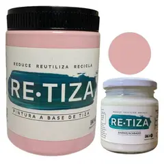 RETIZA - KILO PINTURA ROSA PASTEL-ROSADO + ACABADO 240ML
