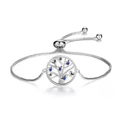 GENERICO - Pulsera Árbol de la vida plata 925