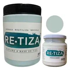 RETIZA - KILO PINTURA VERDE AQUA AGUA + ACABADO 240ML