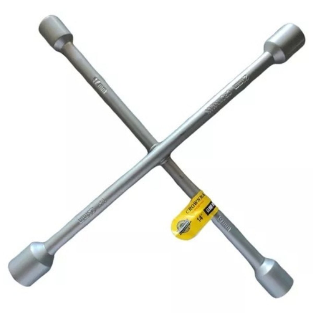 GENERICO - Llave Cruz 14 pulgadas 17mm-19mm-21mm-23mm