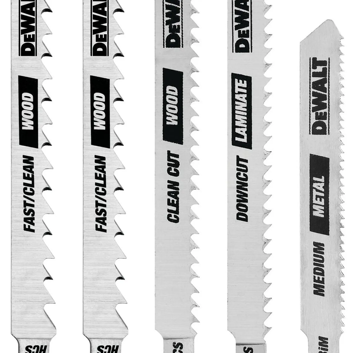 DEWALT - 5 Hojas Sierra Caladora Madera Universal Dw3795h
